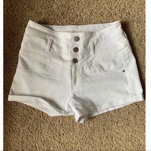 White shorts
